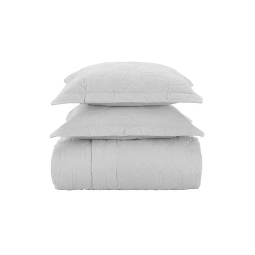 Colcha Liss Karsten casal 2,20mx2,55m 100% Algodão Branco