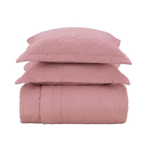 Colcha Liss Karsten casal 2,20mx2,55m 100% Algodão Rosa Colcha Liss Karsten casal 2,20mx2,55m 100% Algodão Rosa