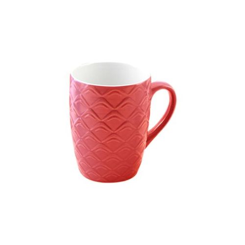 Caneca em porcelana Bon Gourmet Spring 325ml vermelha Caneca em porcelana Bon Gourmet Spring 325ml vermelha
