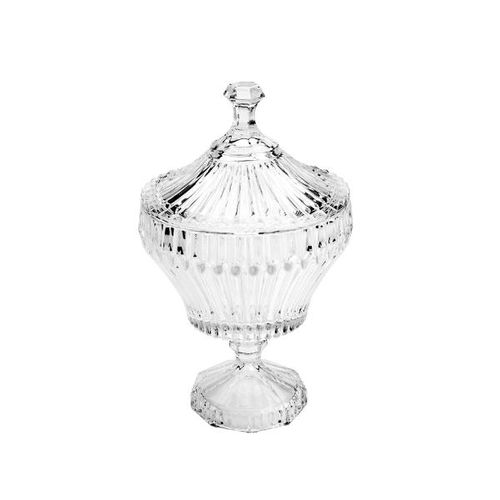 Bomboniere com pé em cristal Lyor Renaissance 11,5x21cm Bomboniere com pé em cristal Lyor Renaissance 11,5x21cm