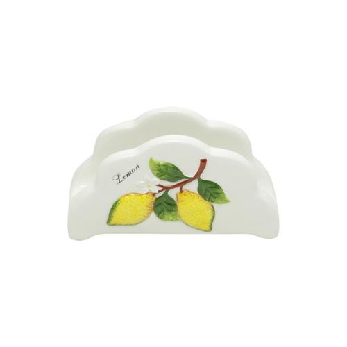 Porta-guardanapos em cerâmica Bon Gourmet Lemons 8x2x4,5cm Porta-guardanapos em cerâmica Bon Gourmet Lemons 8x2x4,5cm