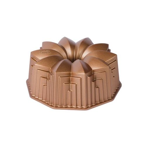 Forma para bolo em alumínio Marissa Lounina Deco 23,5cm cobre Forma para bolo em alumínio Marissa Lounina Deco 23,5cm cobre