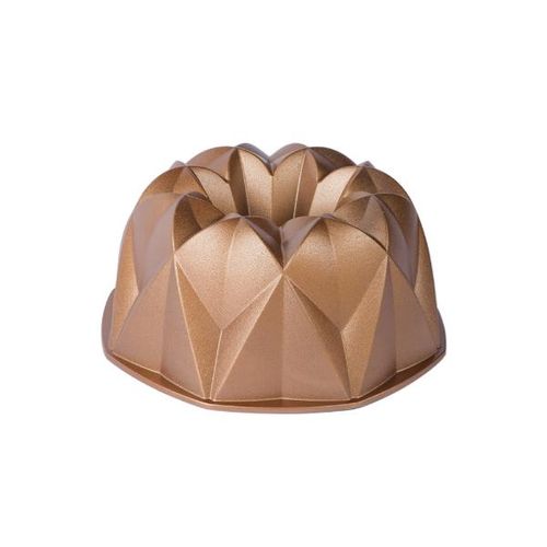 Forma para bolo em alumínio Marissa Lounina Spangle 23cm cobre