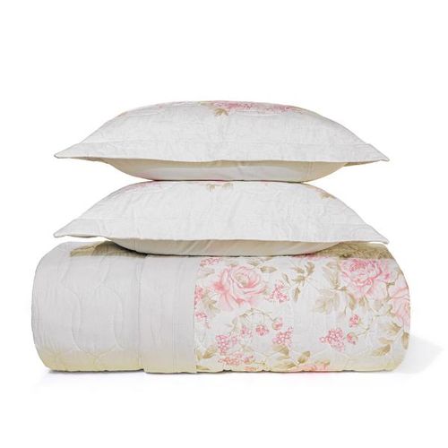 Colcha com porta-travesseiro Karsten Lavinia king 290x255cm Colcha com porta-travesseiro Karsten Lavinia king 290x255cm