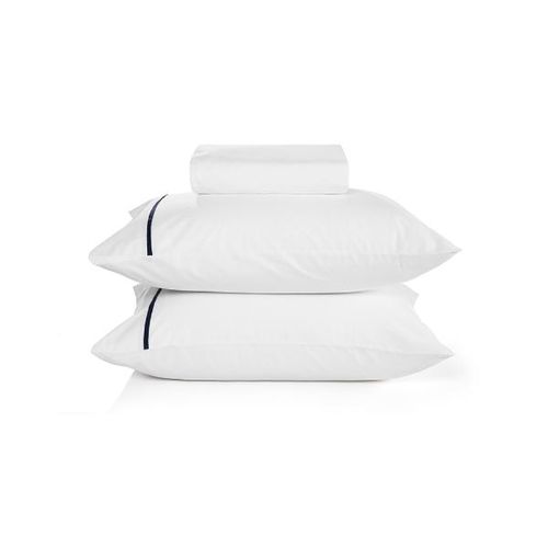 Jogo de lençol 180 fios Karsten Liam queen marinho