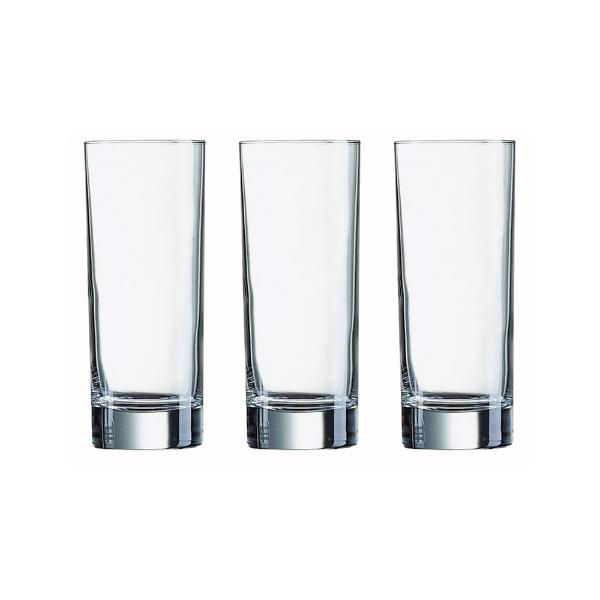 Jogo de copos em vidro Luminarc Islande 330ml 3 peças