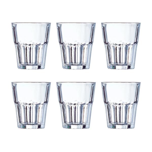 Jogo de copos em vidro Luminarc Granity 270ml 6 peças