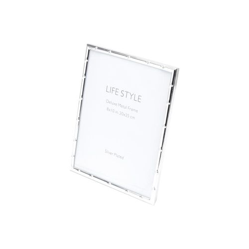 Porta-retratos em aço Prestige Bambu 15x20cm prateado Porta-retratos em aço Prestige Bambu 15x20cm prateado