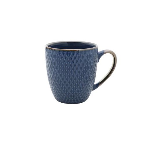 Caneca em porcelana Bon Gourmet Drops 400ml azul Caneca em porcelana Bon Gourmet Drops 400ml azul