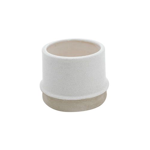 Vaso decorativo em porcelana Royal Decor 16x12cm branco Vaso decorativo em porcelana Royal Decor 16x12cm branco
