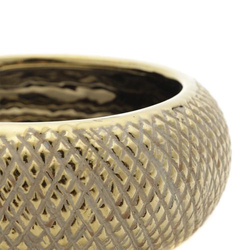 Vaso decorativo em cerâmica Royal 20x8cm dourado Vaso decorativo em cerâmica Royal 20x8cm dourado