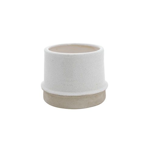 Vaso decorativo em porcelana Royal Decor 19x12cm branco Vaso decorativo em porcelana Royal Decor 19x12cm branco