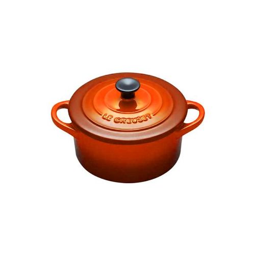 Mini caçarola em cerâmica Le Creuset 14X10,6X8,2cm laranja Mini caçarola em cerâmica Le Creuset 14X10,6X8,2cm laranja