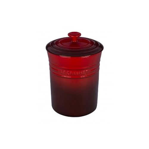 Porta-mantimentos em cerâmica Le Creuset 3,8 litros vermelho Porta-mantimentos em cerâmica Le Creuset 3,8 litros vermelho
