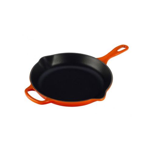 Frigideira redonda em ferro com alça Le Creuset Signature 26cm laranja Frigideira redonda em ferro com alça Le Creuset Signature 26cm laranja