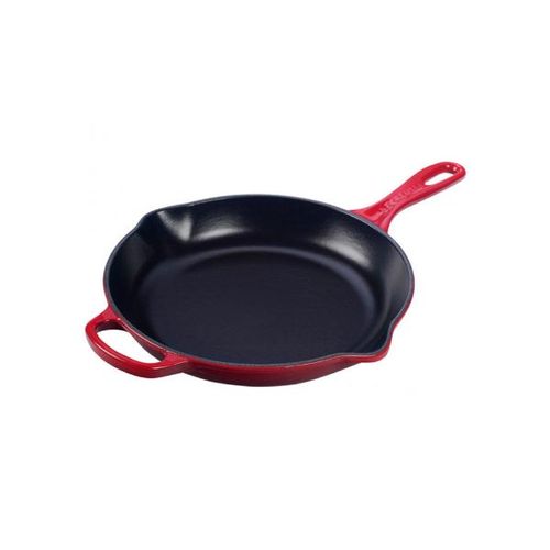 Frigideira redonda em ferro com alça Le Creuset Signature 26cm vermelha Frigideira redonda em ferro com alça Le Creuset Signature 26cm vermelha