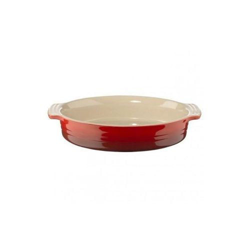 Travessa oval em ferro Le Creuset Signature 20cm vermelha