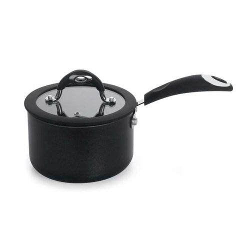 Panela em alumínio Multiflon Dom 18cm preta Panela em alumínio Multiflon Dom 18cm preta