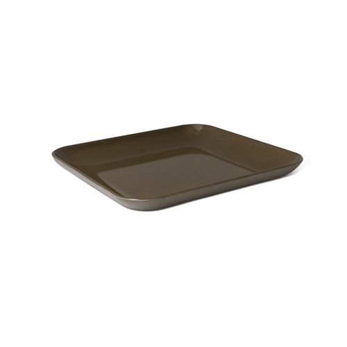 Travessa quadrada em melamina Haus Morden 34,3cm tabaco