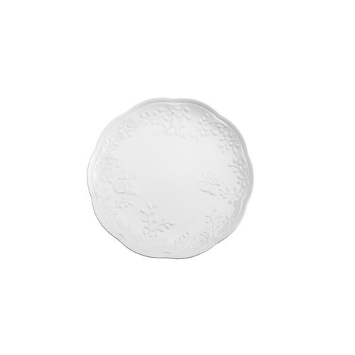 Prato de sobremesa em porcelana Lyor Butterfly 19cm Prato de sobremesa em porcelana Lyor Butterfly 19cm