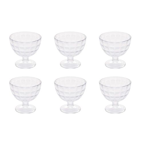 Jogo de taças em vidro Lyor Xadrez 298ml 6 peças Jogo de taças em vidro Lyor Xadrez 298ml 6 peças