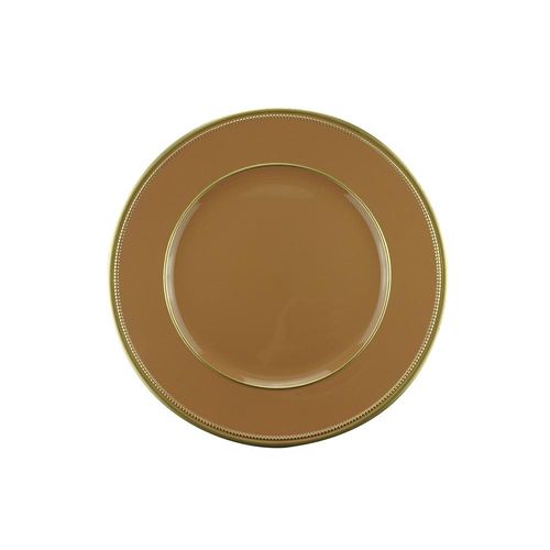 Sousplat em plástico Bon Gourmet 33cm 61131 laranja Sousplat em plástico Bon Gourmet 33cm 61131 laranja