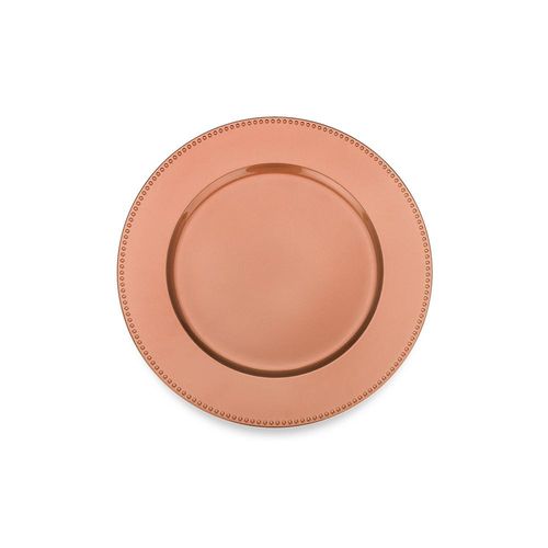 Sousplat em Polipropileno Haus Shine 33cm cobre