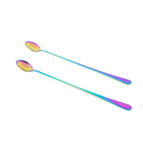 Jogo de colheres bailarinas em inox Wolff Oxford 30cm 2 peças rainbow