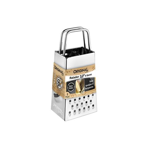 Ralador em aço inox 4 faces 3,2 Original Line 8cm