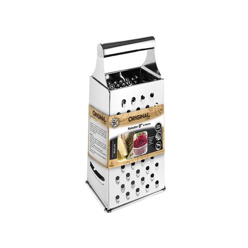 Ralador em aço inox 4 faces 8 Original Line 20,5cm