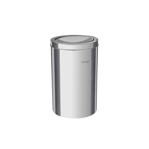 Lixeira em inox com tampa basculante Tramontina Swing 12L Lixeira em inox com tampa basculante Tramontina Swing 12L