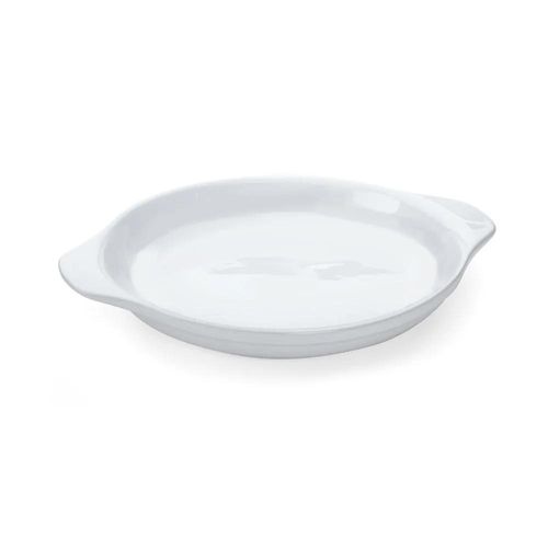 Travessa oval em cerâmica Vianagrés 1 litro 26,5cm branca Travessa oval em cerâmica Vianagrés 1 litro 26,5cm branca