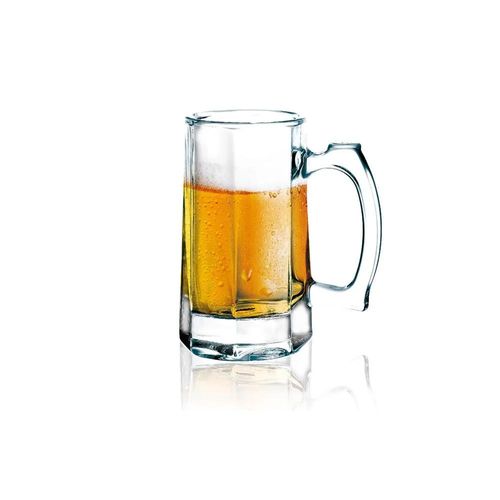 Caneca de chopp em vidro Hauskraft 370ml incolor Caneca de chopp em vidro Hauskraft 370ml incolor