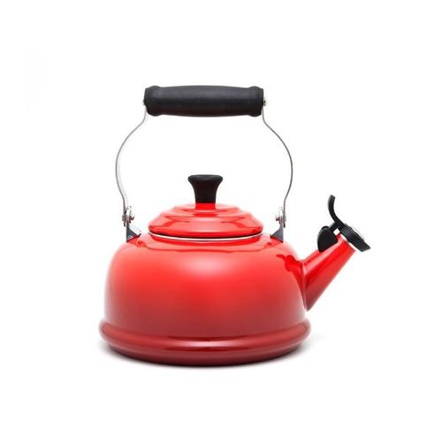 Chaleira aço esmaltado Le Creuset Tradicional 1,6L vermelha