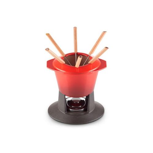 Fondue em ferro fundido Le Creuset Gourmand 1,6L vermelho Fondue em ferro fundido Le Creuset Gourmand 1,6L vermelho