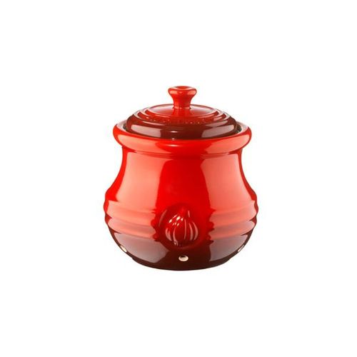 Pote para alho em cerâmica Le Creuset 12,3cm vermelho Pote para alho em cerâmica Le Creuset 12,3cm vermelho