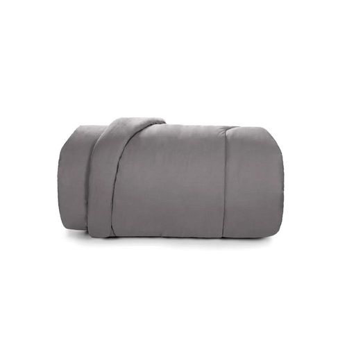 Edredom Karsten Liss 180 fios 2,20mx2,40m casal Grafite Edredom Karsten Liss 180 fios 2,20mx2,40m casal Grafite