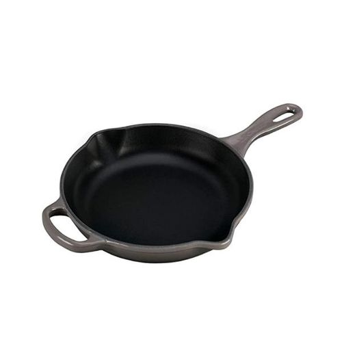 Skillet redonda em ferro com alça Le Creuset Signature 23cm flint Skillet redonda em ferro com alça Le Creuset Signature 23cm flint