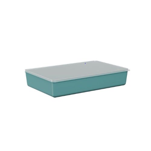 Pote em plástico Coza Basic 2,6 litros azul baltic