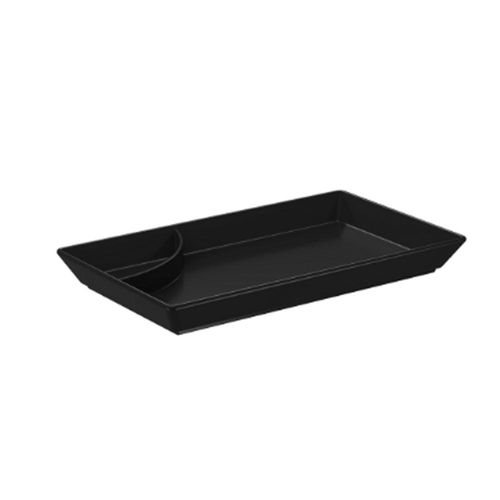 Prato para sushi Coza Uno 19,3x11,2x21,5cm preto
