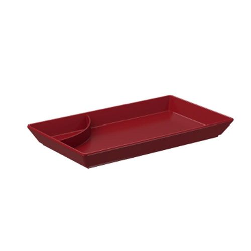 Prato para sushi Coza Uno 19,3x11,2x21,5cm vermelho bold
