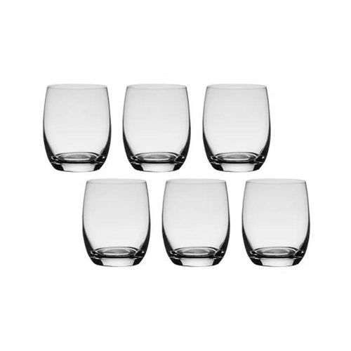 Jogo copos de whisky em cristal Bohemia Club 300ml 6 peças