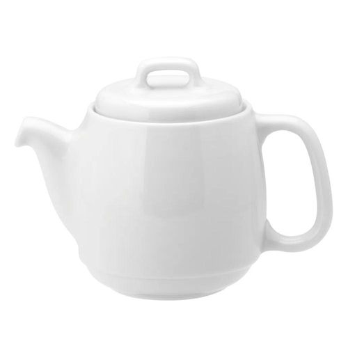 Bule em porcelana Schmidt Cilíndrica 19cm 780ml