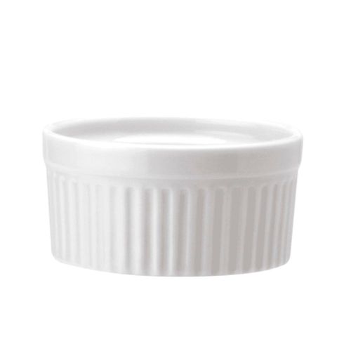 Forma alta canelada em porcelana Schmidt Calorama 9,5cm 210ml Forma alta canelada em porcelana Schmidt Calorama 9,5cm 210ml