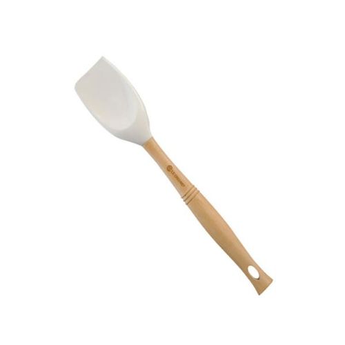 Colher em silicone Le Creuset Venus grande 32cm branca Colher em silicone Le Creuset Venus grande 32cm branca