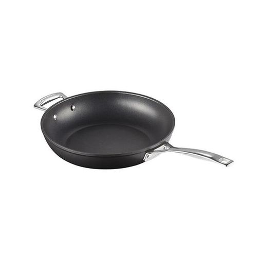 Frigideira funda alumínio com alça Le Creuset TNS 26cm preta Frigideira funda alumínio com alça Le Creuset TNS 26cm preta