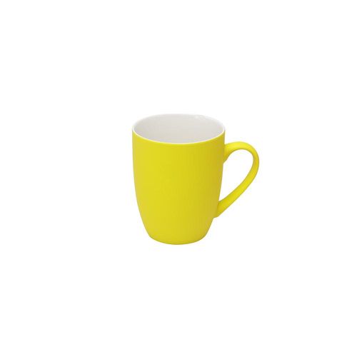 Caneca em porcelana Lyor Soft Touch 350ml amarela Caneca em porcelana Lyor Soft Touch 350ml amarela