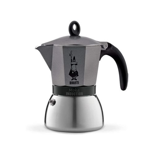 Cafeteira em alumínio Bialetti Moka 6 xícaras cinza Cafeteira em alumínio Bialetti Moka 6 xícaras cinza