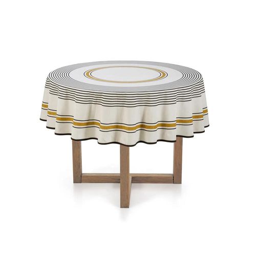 Toalha de mesa Karsten Cortês 160 redonda Estampado