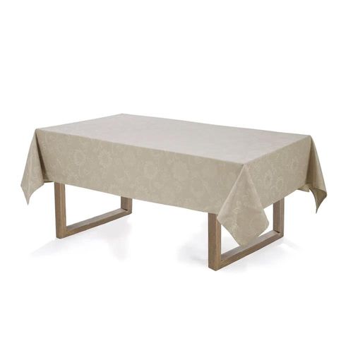 Toalha de mesa Karsten Sienna 1,60mx2,20m Noz Moscada Toalha de mesa Karsten Sienna 1,60mx2,20m Noz Moscada
